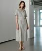 Ollibeudeollibeu Shirt-Style Pleated Dress Ow6Mo4540