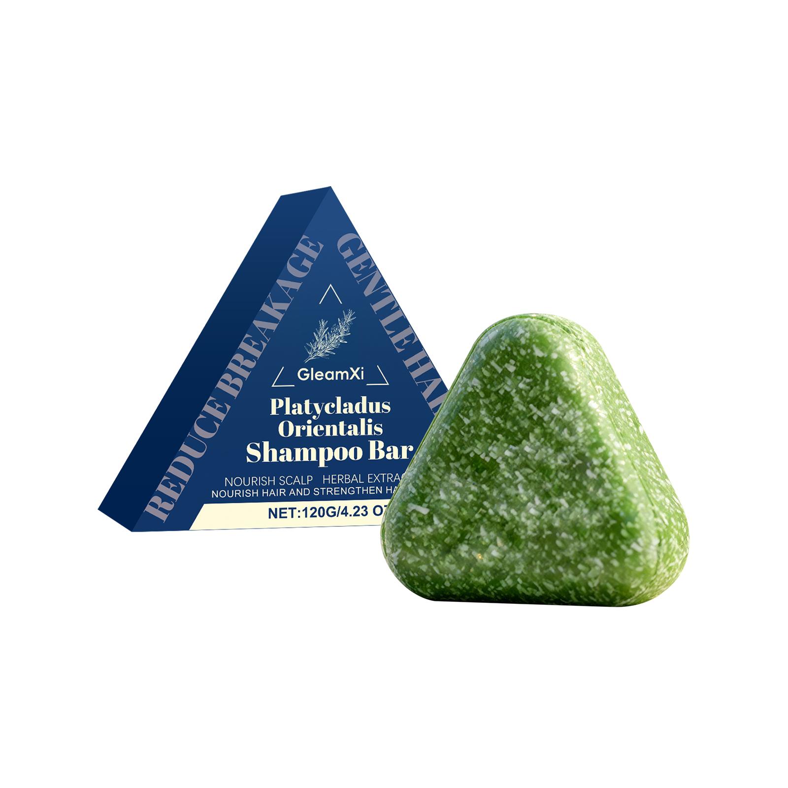 

Натуральне шампуневе мило, трикутне мило, очищає шкіру голови, зволожує та пом якшує волосся, природно пишне 120g