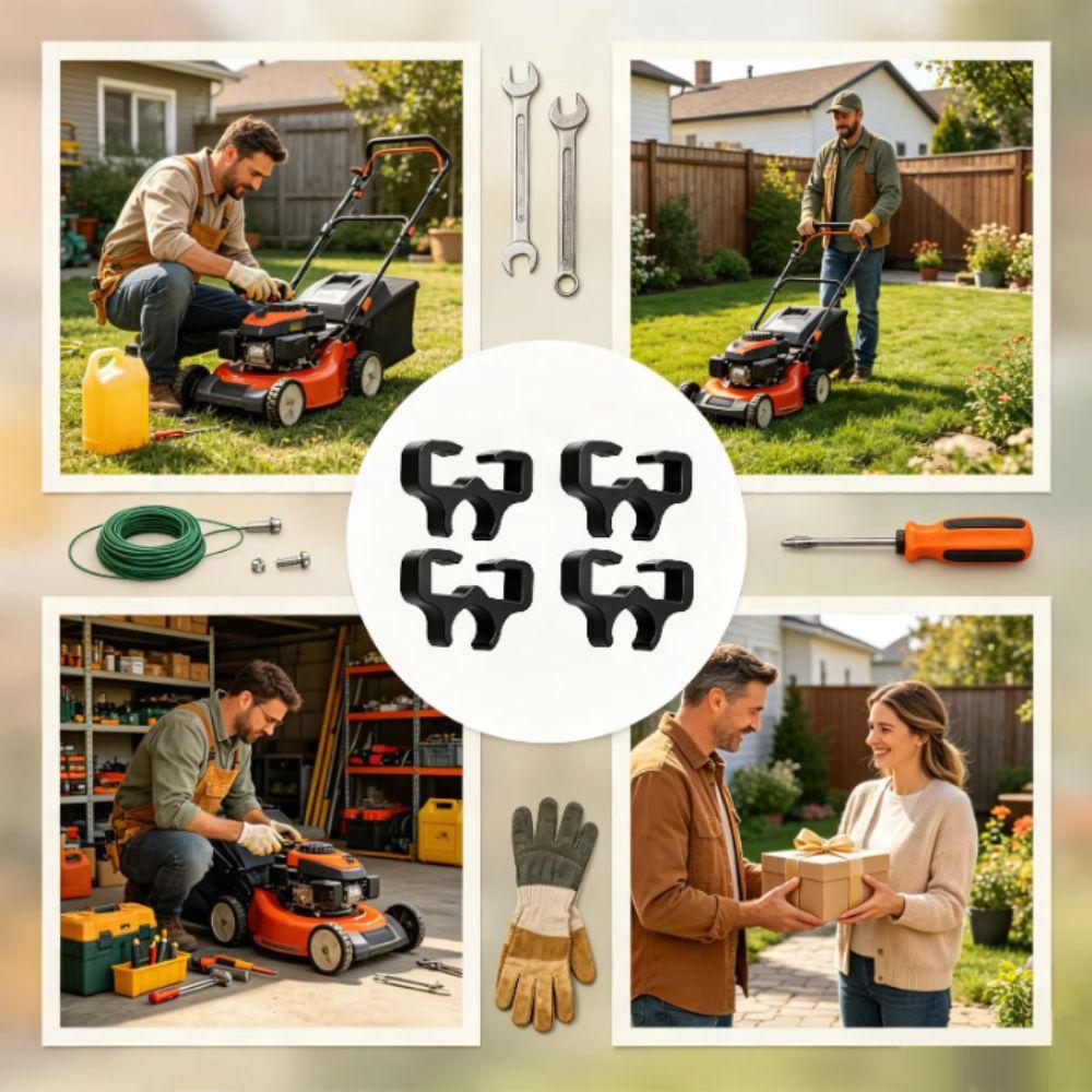 Stable Mount Bracket Professional Lawn Mower Shaft Accessory Trimmer Line Holder Landscaping Tool