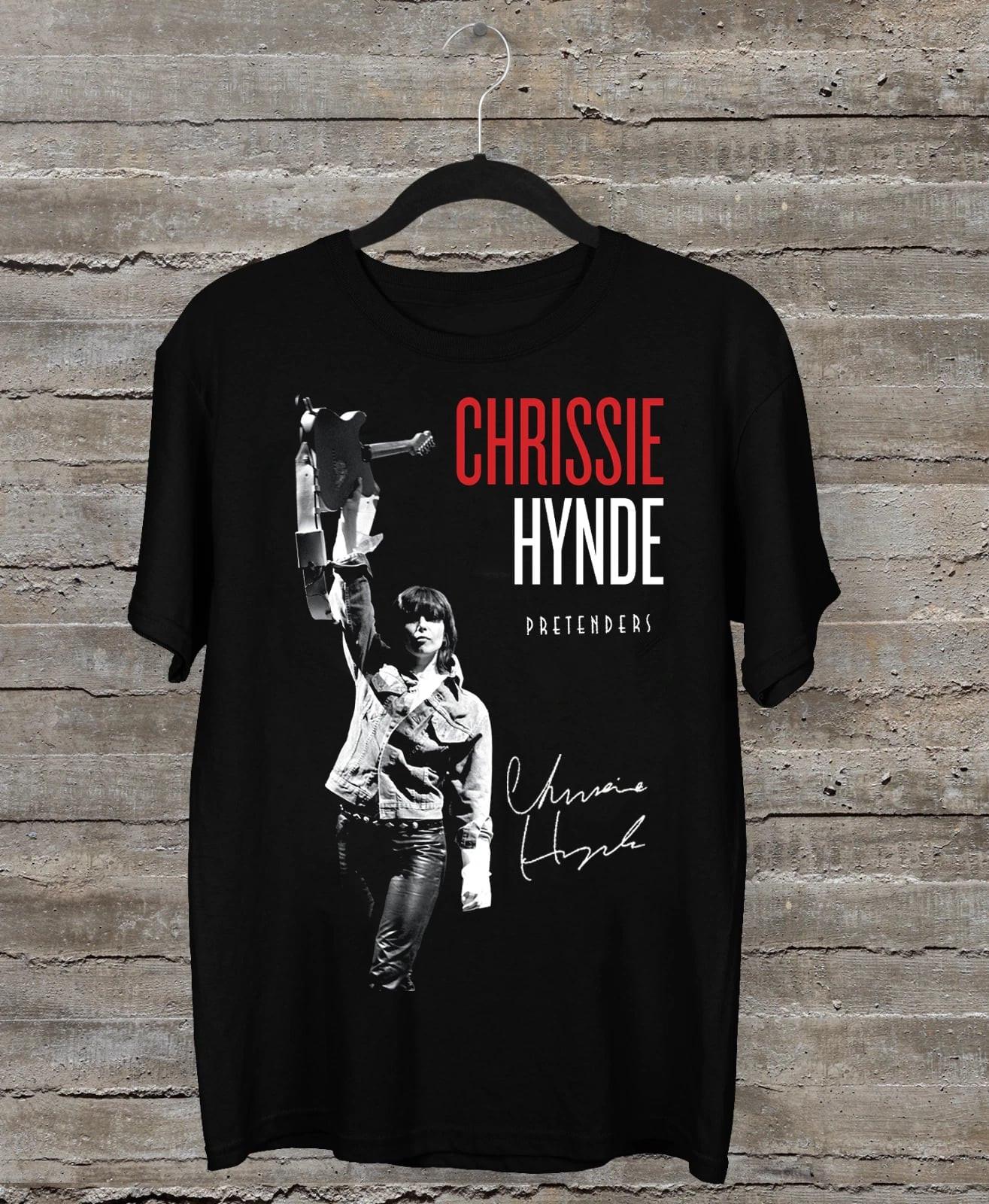 Chrissie Hynde The Pretenders Signature T Shirt Full Size S-5XL SS1156 S