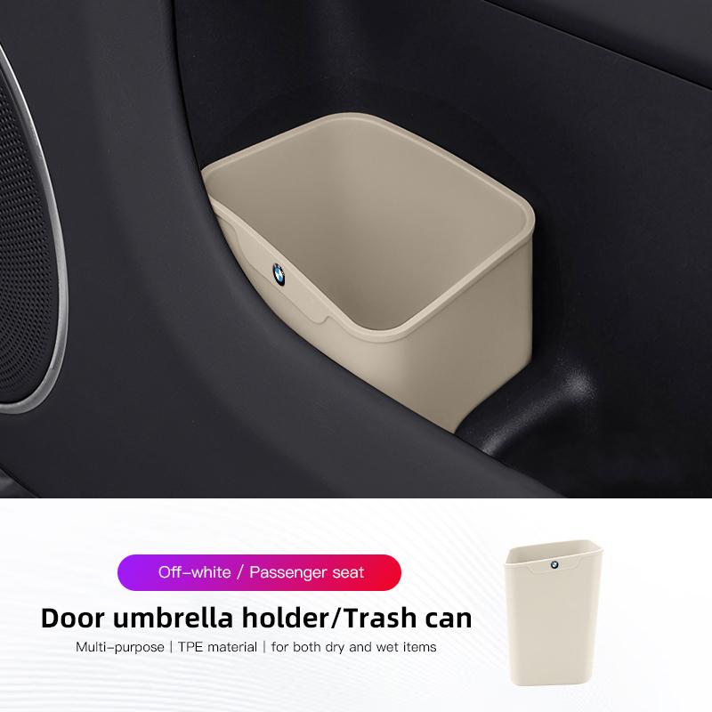 Silicone Car Door Storage Box Trash Can Multifunctional Auto Door Storage Bucket Umbrella Organizer Accessorie For BMW General