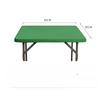 85x85cm Square Tablecloth Washable Polyester Fabric Solid Color Elastic Table Cloth for Wedding Party Dining Banquet Decoration