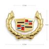 Metallo per Cadillac Escalade ATS BLS CTS CT4 CT5 CT6 EXT STS SLS SLR SRX XLR Adesivo per Auto Emblema Laterale Finestrino Badge Portabagagli Posteriore