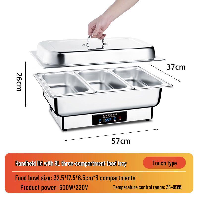 Yunduo Electric Stainless Steel Buffet Food Warmer