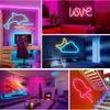 USB RGB Neon Light Strip with APP &Remote Color Change Waterproof Music Sync Mode Flexible Neon Lights for Room Outdoors Decor