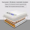 50W Small Household Egg Hatcher Multifunctional Intelligent Incubator Fully Automatic One Click Mini Incubator 53 * 24 * 48cm