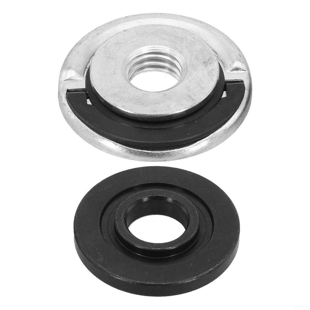 For M14 Compatible Grinder Accessory Efficient Locking Nuts and Press Plates