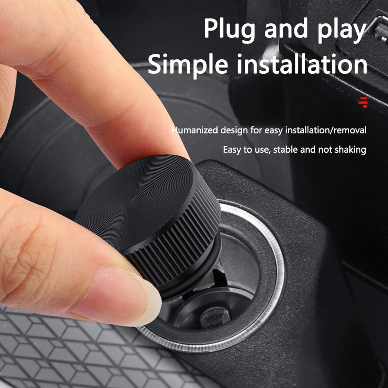 pzkem4 Car Cigarette Lighter Dustproof Plug Cover No Smoking Fire Button Cap For BMW 1 3 5 7 series X1 X2 X3 X5 X6 G30 G20 G11 G12 F40