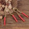 Metal Nut Cracker Tools Nut Sheller Walnut Clip Opener Remover Convenient To Use For Outdoor Camping Picnics Kitchen Accessories