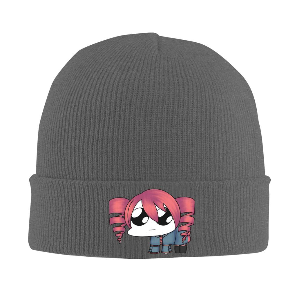 Triple Baka Kasane Teto  Beanie Hats  Bonnet Hats Female Male Vintage Kpop Knitting Hat Autumn Winter Thermal Elastic Caps