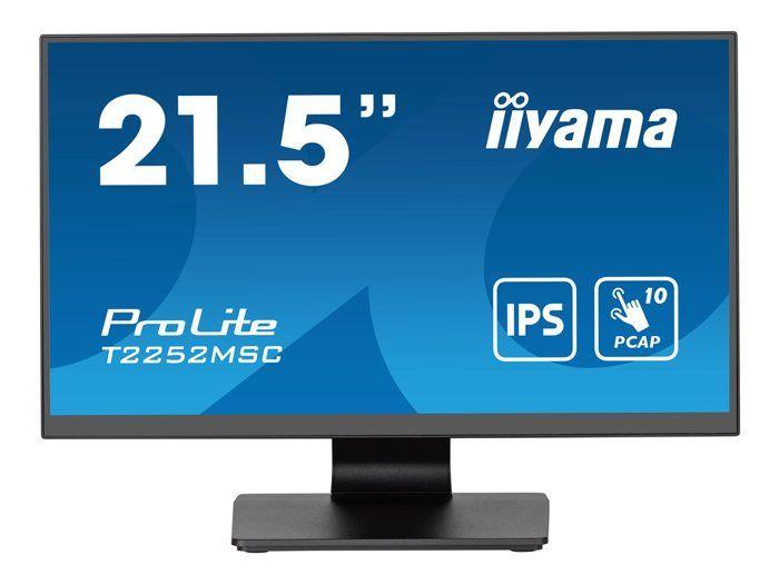 Moniteur LCD - IIYAMA - ProLite T2252MSC-B2AG - 22 pouces - Écran tactile - 1920 x 1080