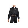 (WMNS) Nike Air Classic Logo Casual Baseball Jacket Black Women's DD5422-010