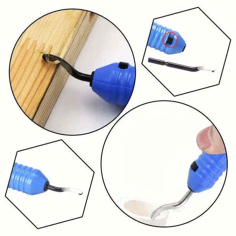 Raschietto per sbavature, coltello da rifinitura, raschietto per sbavature rotanti, lame per sbavature, rifinitore per bordi, utensile manuale per sbavature, per legno, plastica, alluminio