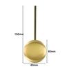 Brass Wall Clock Pendulum Replacement with Gold Finish and Swing Motion