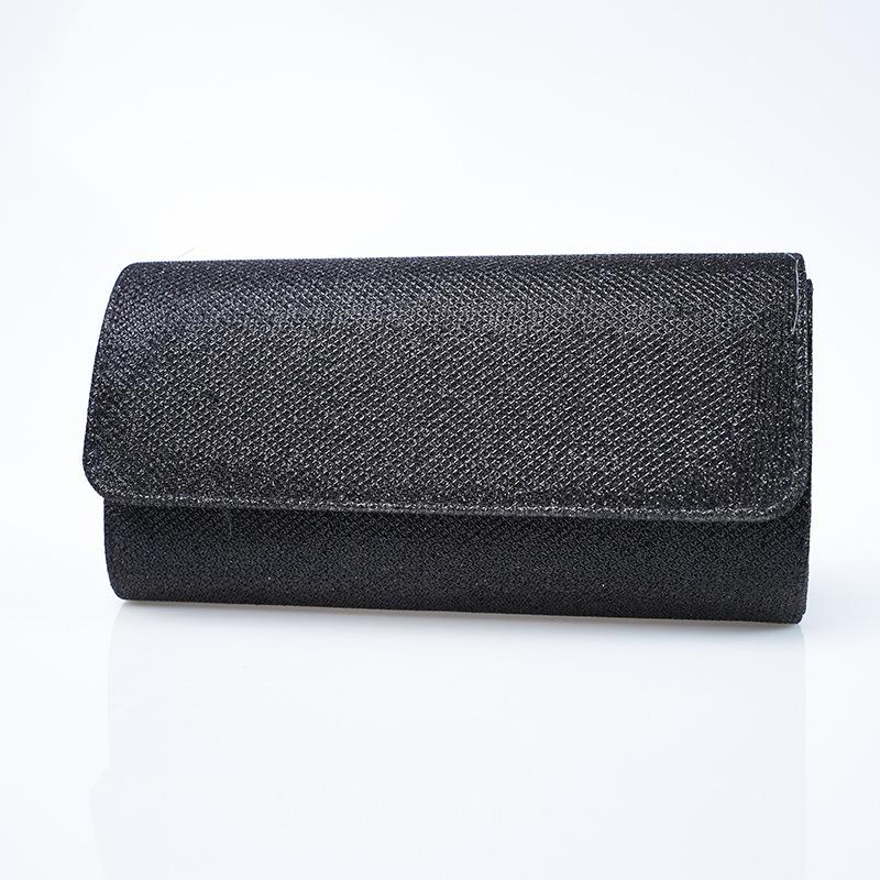

Women s Sequin Bag, Celebrity Banquet Bag, Evening Gown Clutch, Handbag 24 * 15 * 4.5CM чорний