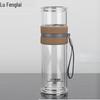 Insulated Double Wall Glass Tea Infuser Bottle