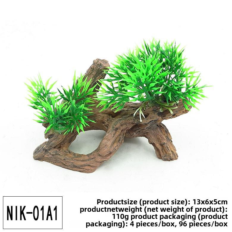 "Simulation Kunststoff Lotus & Wassergras Aquarium Dekoration"