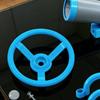 Plastic Steering Wheel and Telescope Set Safe for Children Playhouse Toy Attachment Set Playhouse Safety Handles Bright Hues