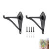 2pcs Outdoor Decorative Planter Hooks 30lbs Max Load Decorative Wall Hook for Hanging Solar Lights Windchimes Bells