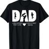 Dad Daughter And Son Quote Old Dad Or New Dad Design For Men T-Shirt