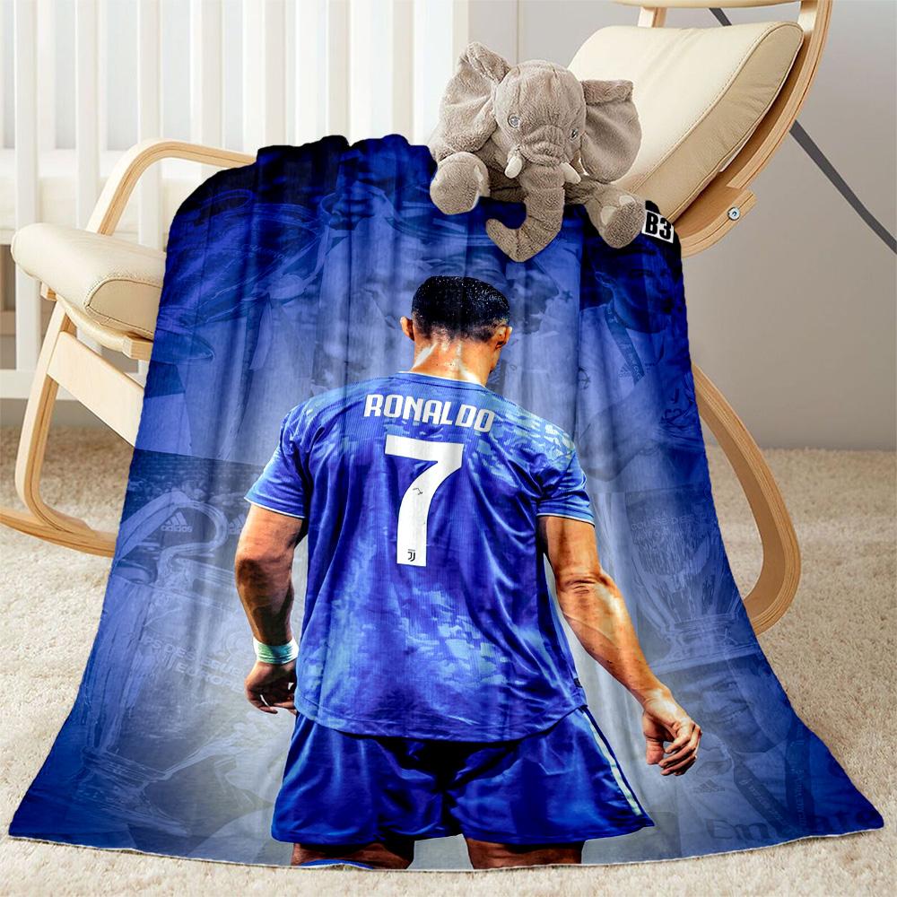 Cristiano Ronaldo Manchester Blanket Ultra-Soft Suitable for Office Chair Bedding Livingroom Four Seasons Universal Modern Style