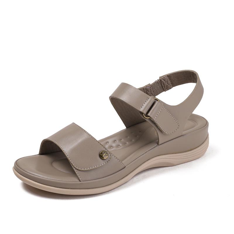 

Wedge sandals for summer bohemian vacation with platform French beach sandals 36