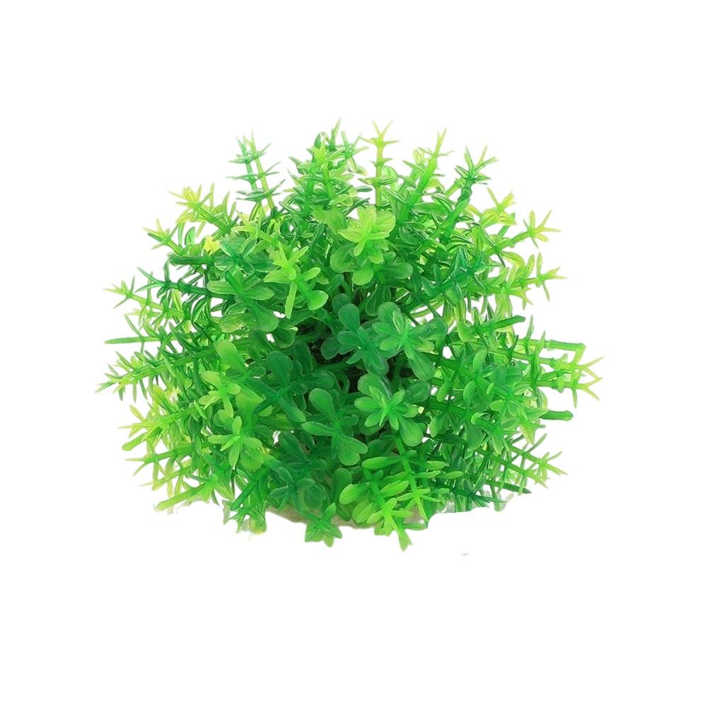Artificial Aquatic Plant Colorful Pinecone Ball Aquarium Grass Ornament Decorative Ball Terrarium Aquascaping Decor Ornament for Fish Tank