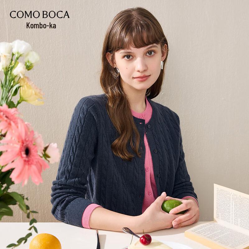 

Women s Wool Cable Knit Cardigan L