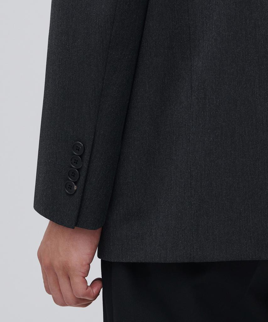 Musinsa Standard Oversized 3-Button Blazer [Charcoal Grey]