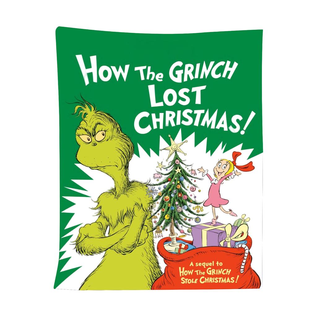 Printed Flannel Blanket Is Thick And Warm For Christmas, Suitable For The Elderly And Children To Keep Warm In Winter