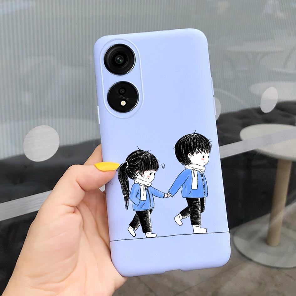 Für OPPO Reno8 T 5G Hülle Cover OPPO A78 Leopard Handyhülle Niedliche Kuh Weiche Rückseite Für OPPO Reno 8T 5G A 78 OPPOA78 A1 Pro Hülle