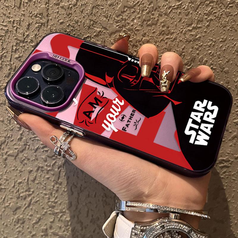 Stars W-Wars Darth Vader PC Case for Xiaomi POCO X6 X5 X3 NFC F3 F4 GT F5 F6 M6 Pro 4G M5S C65 Mi 13T 12T 14 13 12 11 Lite 5G NE