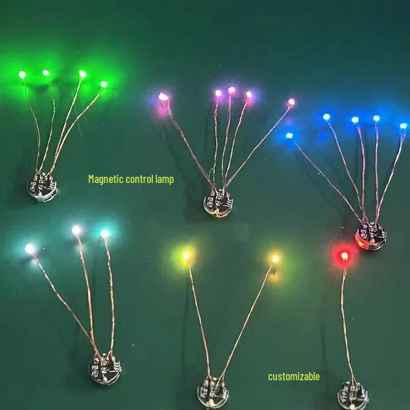 LED Magnetic Multi-Mode Car Model Light with Flashing DIY Atmosphere