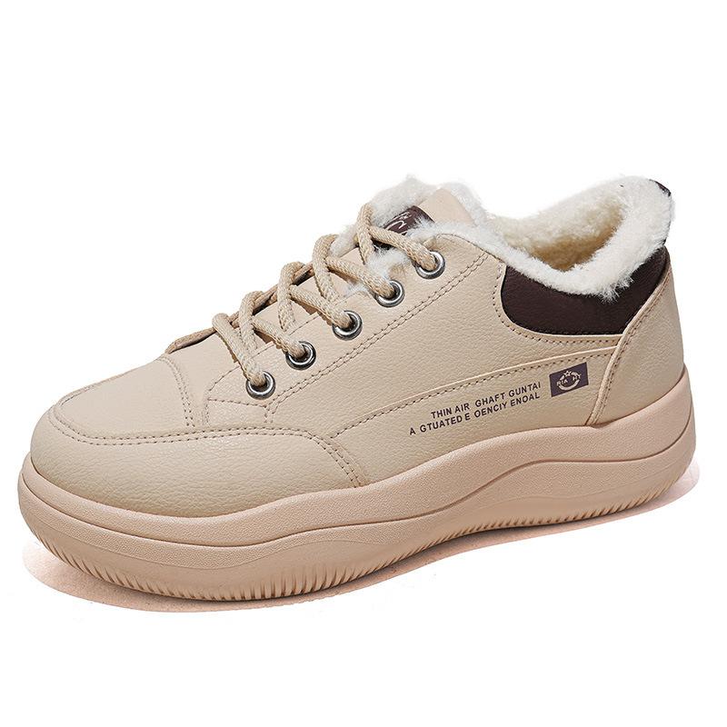Winter new velvet student platform sports casual thickened warm cotton shoes board shoes