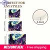 Pokemon Gengar Starry Night Art Print Non-Slip Doormat, Absorbent Floor Mat for Home Decor