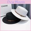 Stylish Unisex Summer Straw Hat Elegant French Wide Brim Sunshade Beach Hat For Vacation