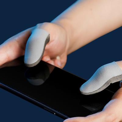 Nano-silver Fiber Gloves 3D  Finger Sleeves Koean Style Finger Cots  Gamers