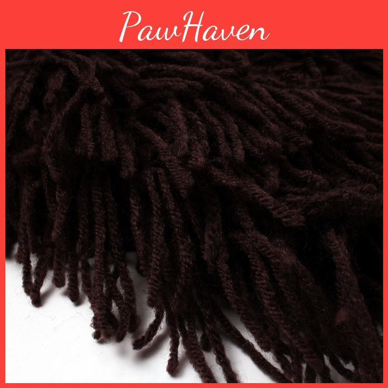 Hobo Mad Caveman Style Winter Knit Beanies With Premium Wig Beard Design**