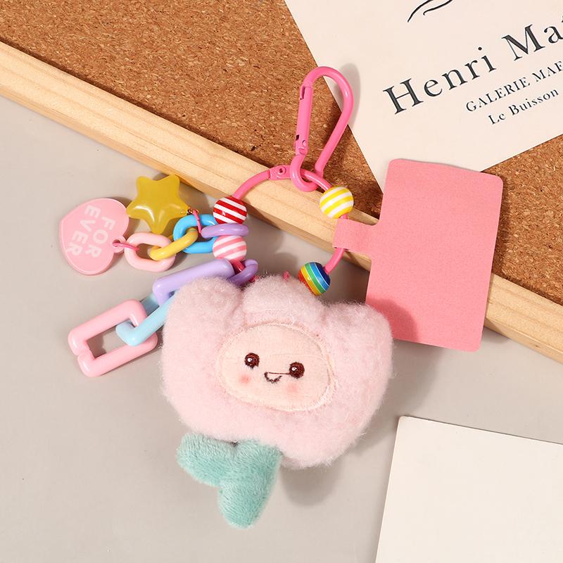 

Милый цветок плюшевый тюльпан сделай сам креативный брелок рюкзак кулон шарм мобильный телефон индивидуализация подарок паре розовый