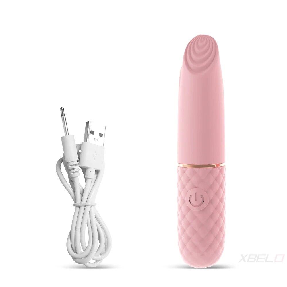 Quick Orgasm Mini Bullet Vibrator for Women 10 Modes Clitoris Stimulator Rechargeable Female Adult Goods Masturbation Sex Toys