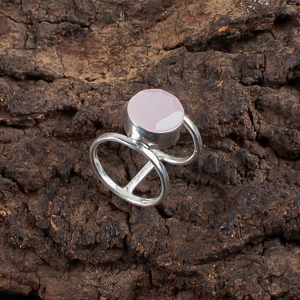 

Элегантный Розовый Халцедон Редкий Драгоценный Камень 925 Стерлинговое Серебро Ювелирные Изделия Кольцо Ручной Работы RR-13-14 13