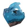 Desktop Sea Wave Decoration Delicate Resin Lamp Night Light for Bedroom Office Birthday Anniversary