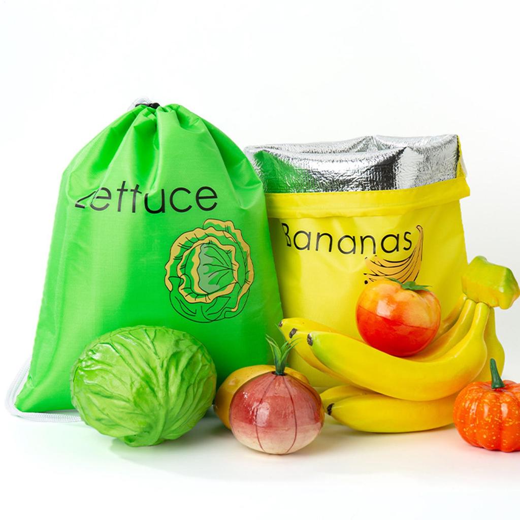 Sacchetto riutilizzabile per mazzo di banane Sacchetto per la conservazione Sacchetto per la conservazione di frutta e verdura Sacchetto per la conservazione degli alimenti Sacchetto per prodotti freschi e generi alimentari
