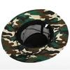 Camouflage Mesh Bucket Hats Wide Brim Beach Hat UV Protection Breathable Hunting Fishing Climbing Hiking Hat Outdoor Men Sun Hat