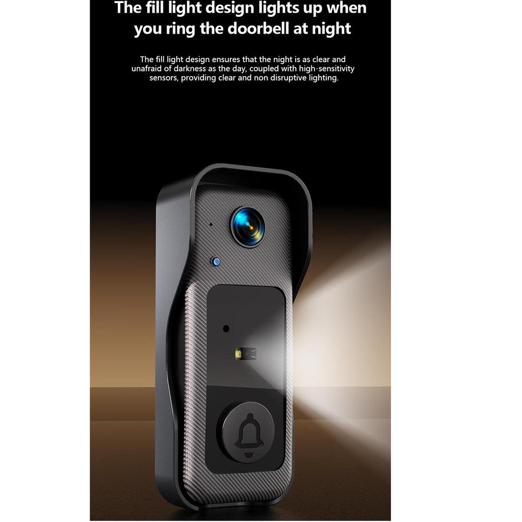 2.4G WiFi Video Intercom 4.3-inch Home Security Smart Doorbell Duplex Intercom Infrared Night Vision Smart Eye Peephole X6