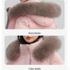 SNOWFLYING Women's Mid-length Fur Collar Down Jacket N X40145670F