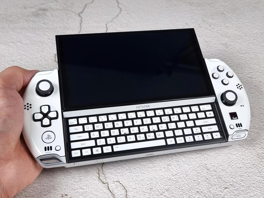 GPD Win 4 Skin, PS Vita White Edition, Vollfolierung Vinyl Skin für GPD Win 4 (Entworfen von POP SKIN)
