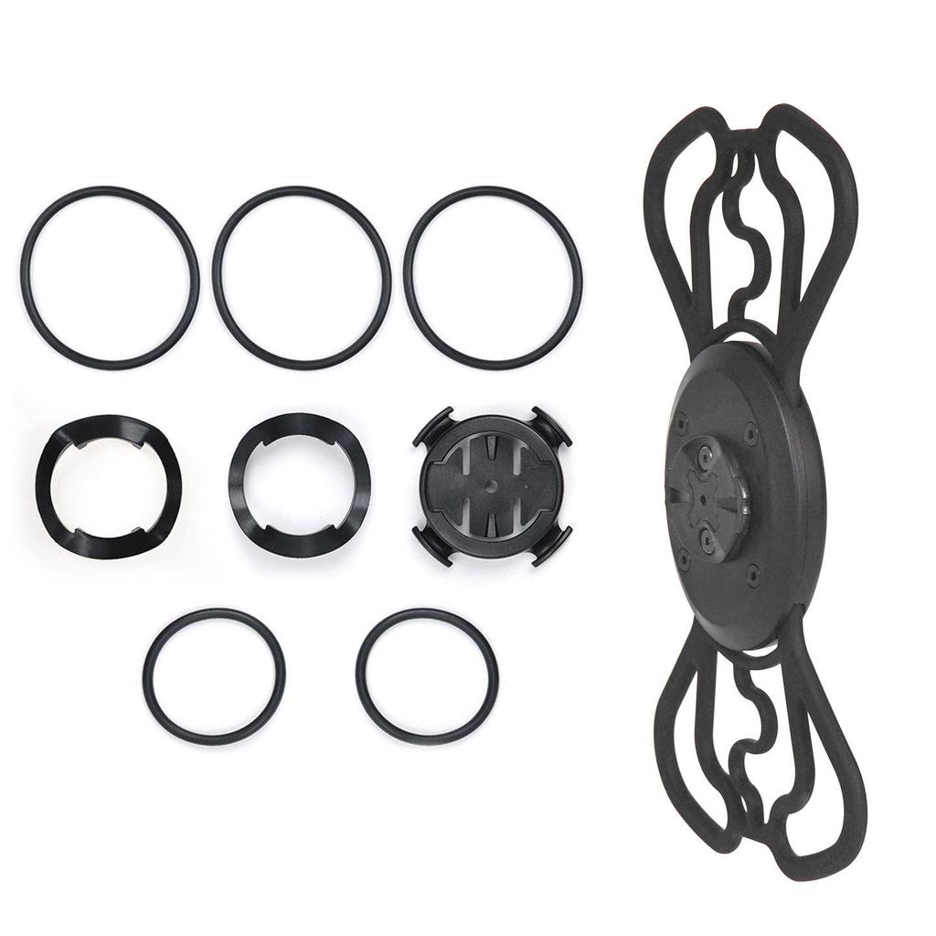 Carbon Fiber Bike Speedometer & Phone Mount with 360° Rotation for Mountain/Road Handlebars