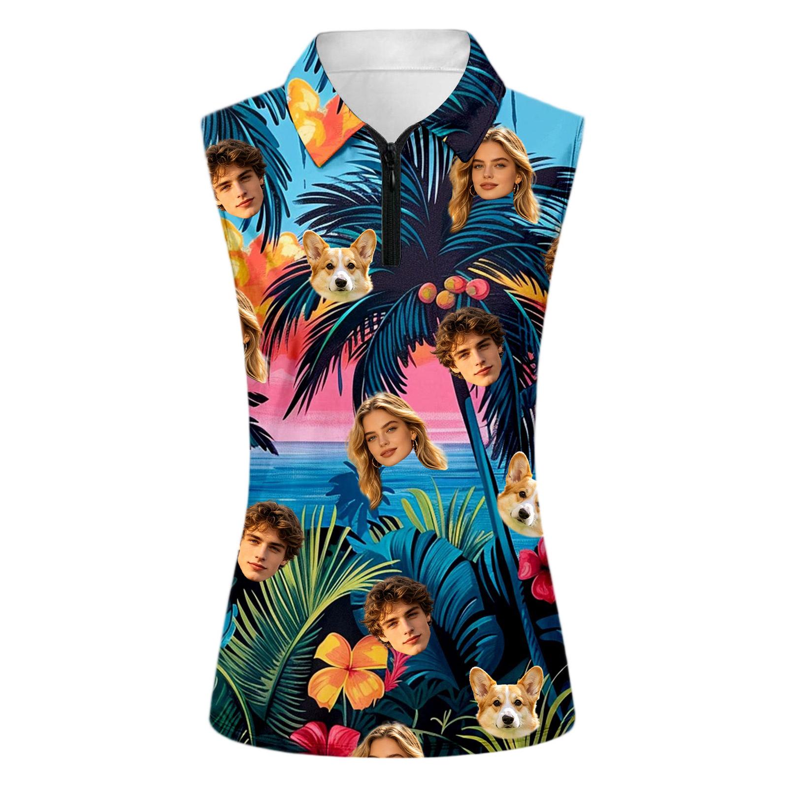 

Personalized Custom Made Golf Sleeveless Shirt L чёрный