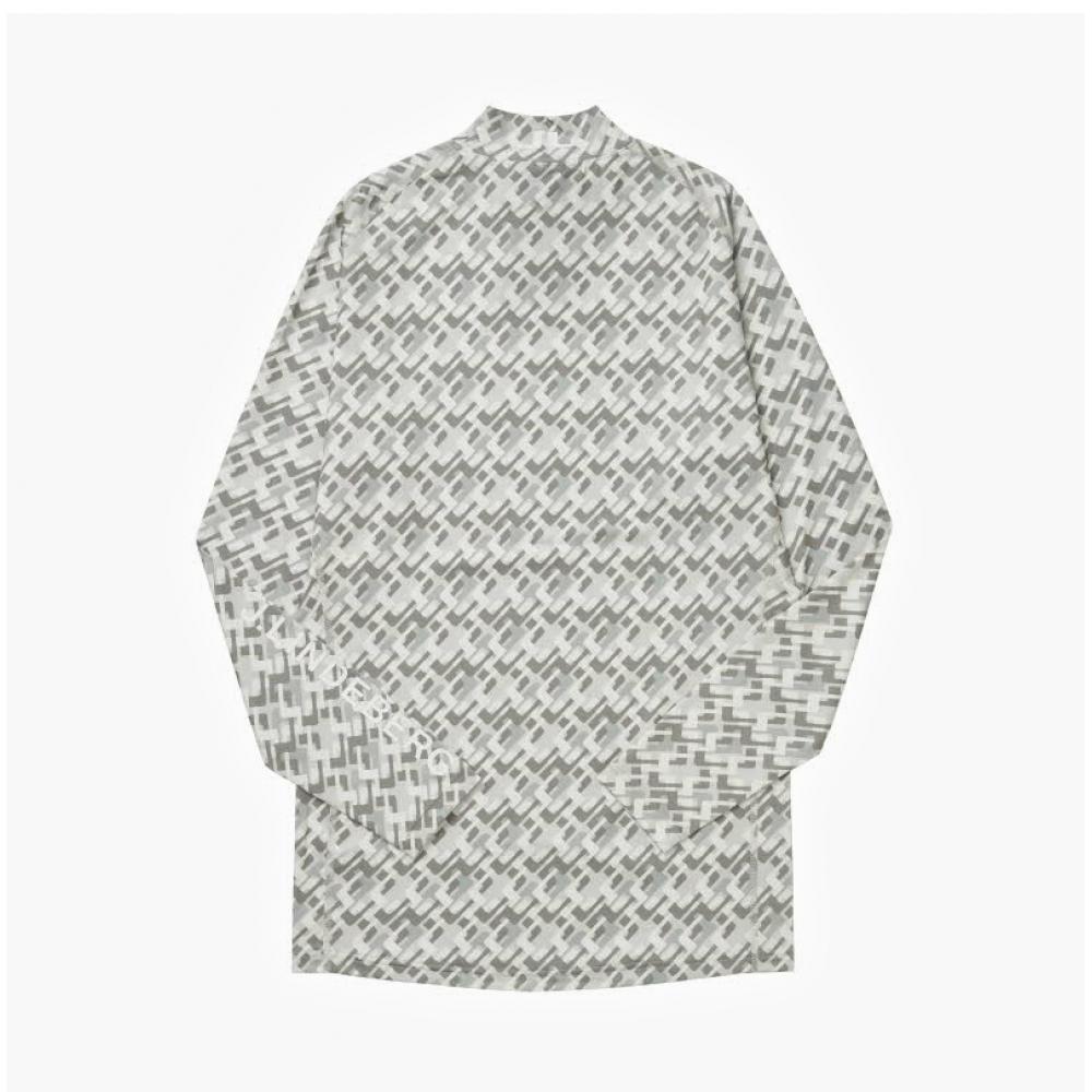 Jay Lindberg Gmjt08564 U238 Aero Soft Compression Print Top Golf Mens Long Sleeve Tee